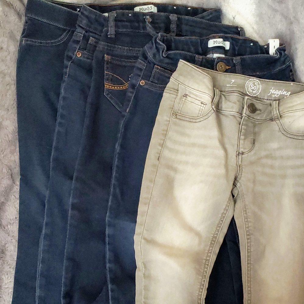 Girls Bundle of 5 Jeggings